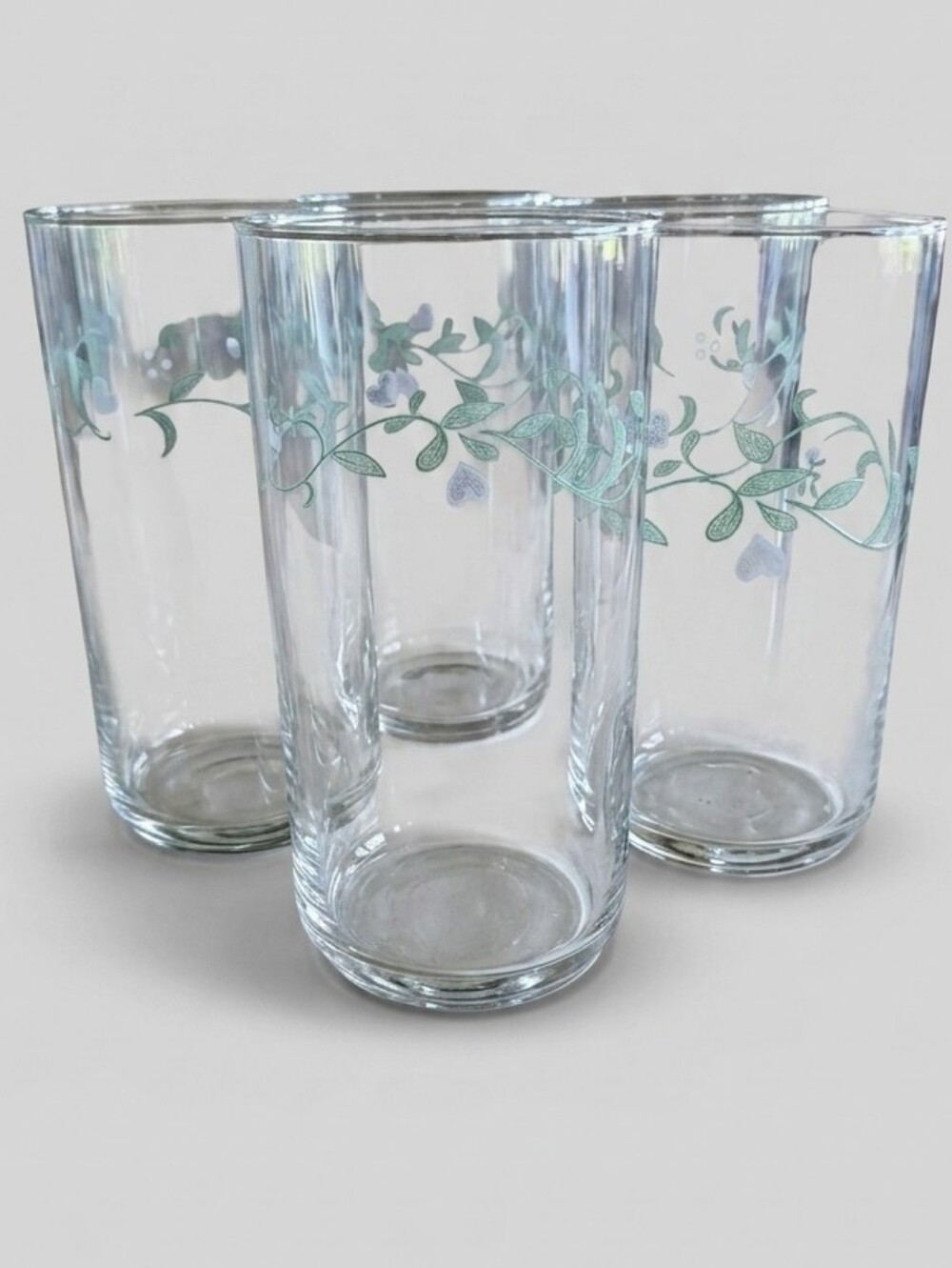 Corelle Country Cottage Set Of 7 Clear Glasswear